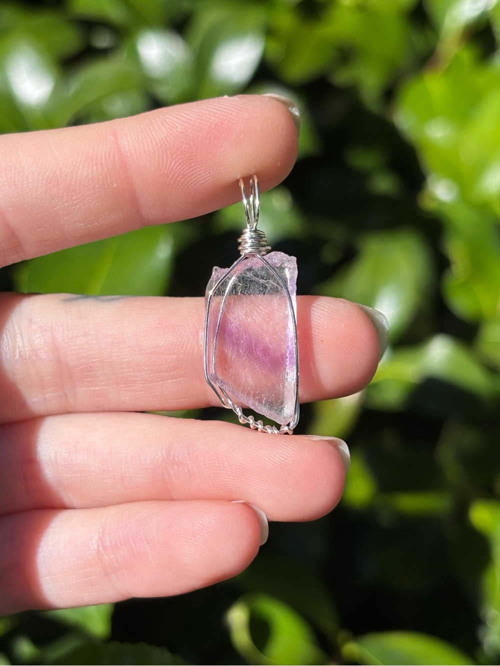 Flourite pendant